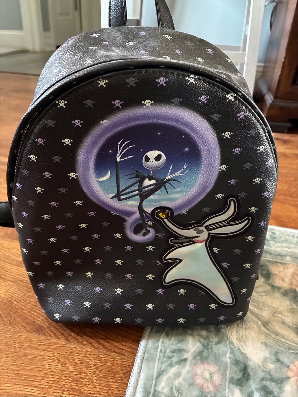 Nightmare Before Christmas Black Graphic Mini Backpack